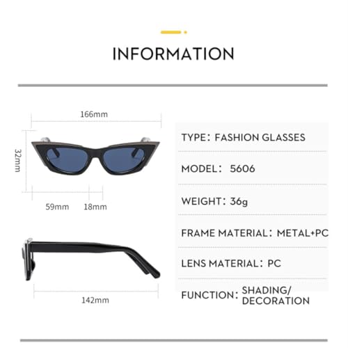 Lunettes de soleil œil de chat protection UV400 optimale - 6