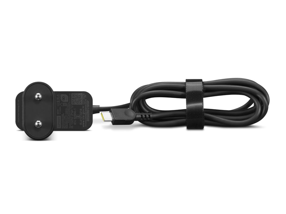 Lenovo Original 65W USB-C Wall Laptop Adapter with Power Cord for Select Models of Lenovo Lenovo Original 65W USB-C Wall Laptop Adapter with Power Cord for Select Models of Lenovo
