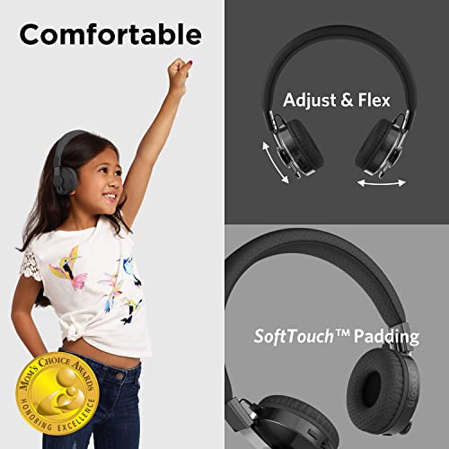 LilGadgets Untangled Pro Wireless & Wired Kids Headphones (Black, 93dB Volume-Limited) — view 2