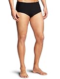 Speedo Men's Xtra Life Lycra Solid 5 Inch Brief Swimsuit, Black, 36
