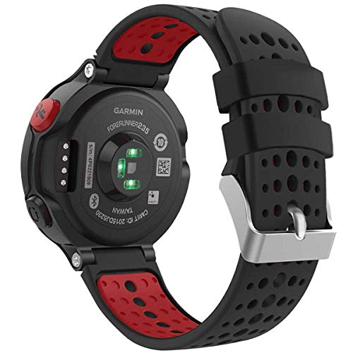 Image of Band Compatible with Garmin Forerunner 235, Soft Silicone Replacement Watch Band Strap Wristband for 220 /230 /235 /620 /630 /735XT /235 Lite Smart Watch for Women Men