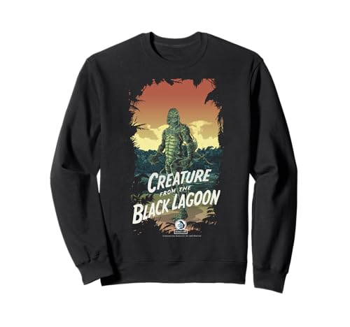 Universal Monsters Creature From The Black Lagoon Dark Frame Sweatshirt