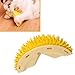 Rushbom Cat Self Groomer, Dog Cat Corner Groomer Durian Shape, Grooming Massage Brush Self Adhesive Wall Corner Scratcher Comb, ABS PVC Catnip Container Bright Color Cat Corner Scratcher