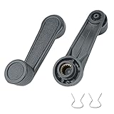Interior Window Crank Handle,Window Crank Replacement 6926004020 Compatible with 4Runner Corolla Land Cruiser MR2 Pickup Starlet T100 Tacoma Tercel Van Wagon,Winder Crank Riser Door Accessory (Grey)