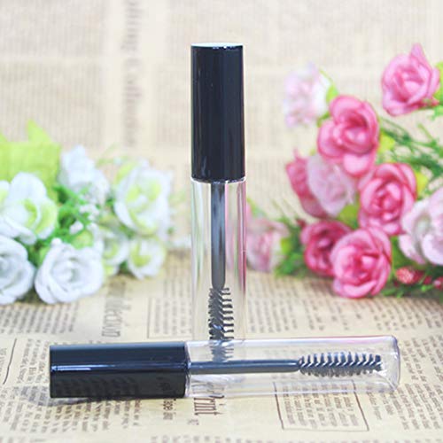 PIXNOR Tubos de Rímel Vazios de 3 Unidades de 10 Ml Com Varinha para Cílios Frasco Recipiente de Min