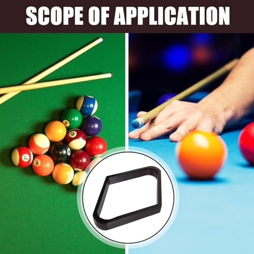 Support pour boules de billard en bois robuste Mikinona triangle - 4