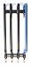 Produktbild FTG Reihenverdrahtung 4-polig, 3 x schwarz, 1 x blau rechts, 4 x 10mm² 125mm