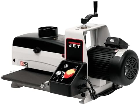 JET 10-Inch Benchtop Drum Sander, 1 HP, 115V 1Ph (JWDS-1020)