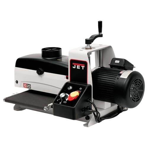 JET 10-Inch Benchtop Drum Sander, 1 HP, 115V 1Ph (Model JWDS-1020)