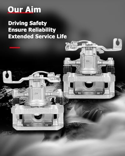 Image of cciyu 18B4946 18B4947 Rear Left & Right Brake Calipers With Bracket For Ford For Five Hundred /For Freestyle /For Taurus /For Taurus X,For Mercury For Montego /For Sable