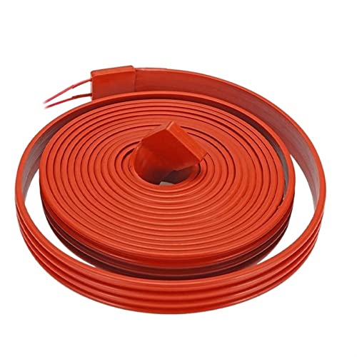 MIBSH Pipe House Snow Melting Heat Cable Self-regulating, 80W/160W/240W/400W, Low Temperature Drain Water Pipe Freeze Protection Heating Tape Soil Electronics (Color : 5meter 400W)