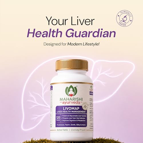 Image of Maharishi Ayurveda Livomap Tablets for Liver Health and Liver Detox | Rejuvenate Function | Helps to Improve Digestion- 120 Tablets