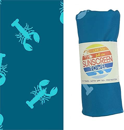 UPF 50+ Sunscreen Towel Full Size (Lobstah) main image 0