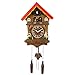 LJTT Orologio a cucù in Legno massello con Musica e Bambole danzanti rotanti, Orologio da Parete con 3D Casa Colorata intagliata a Mano, Orologio per Bambini per Bambini, Regali per Bambini