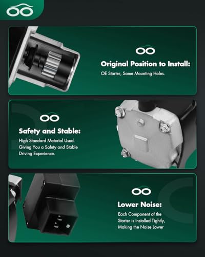 Image of SCITOO Starters New Compatible for Tecumseh H30 /H35 /HS40 /HS50 /HXL35 5897 33290 33290A 33290B 33290C 5897 33290