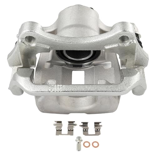 Image of 19B3351 Rear Left Disc Brake Caliper w /Bracket