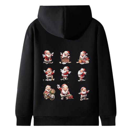 Christmas Sweatshirts For Women Fleece Lined Zip Up Hoodie Jackets - image 4