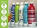 Reduce WaterWeek Reusable Water Bottles, 16oz Classic Style – Includes 5 Refillable Water Bottles Plus Bonus Fridge Tray For Your Water Bottle Set – BPA Free, Leak-Proof Cap – Sport