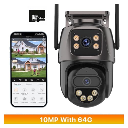 Cámara de seguridad para exteriores PTZ con videovigilancia impermeable IP66 3