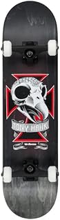 Birdhouse Stage 3 Skull 2 Complete Skateboard - Black 8.125"