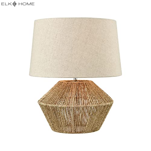 Elk Lighting D3781 Vavda Table Lamp, Natural #TOP2
