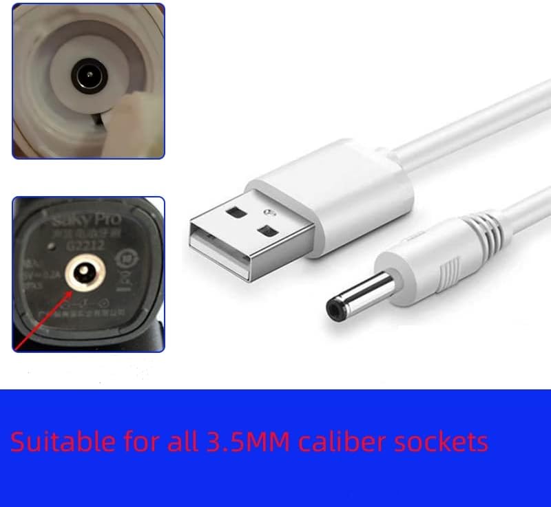 Miniatura 4 de Cable de carga USB para cepillo de dientes eléctrico FairywillBitvae D2R1R2S2S27AM2M AM105AM110 Sonic Cepillo de dientes eléctrico