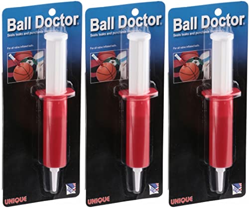 Unique Sports Ball Doctor Leak Puncture Flat Fix Basketball Repair Kit (3-Pack)