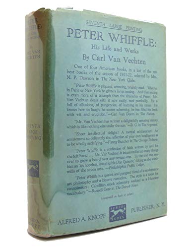 Peter Whiffle, His Life and Works B002B5Y3EG Book Cover