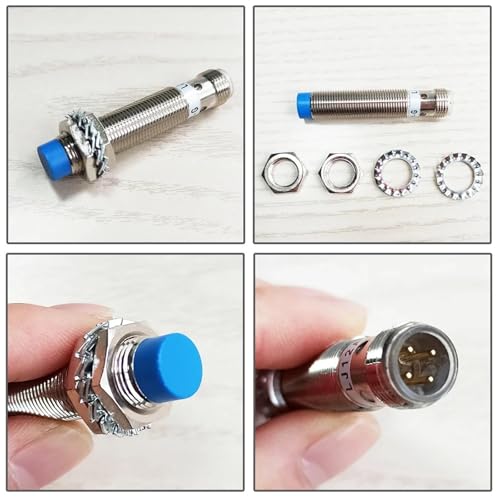 Interrupteur de proximité inductif LM12 détection 4mm 6-36VDC avec équerre - 3