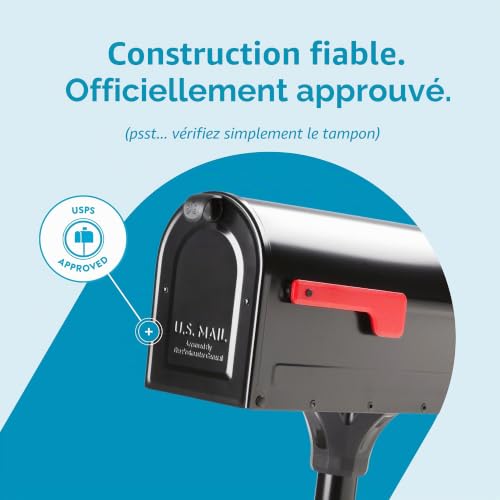 Kit de montage pour boîte aux lettres en sol ARCHITECTURAL MAILBOXES 7680B-10 noir M - 8