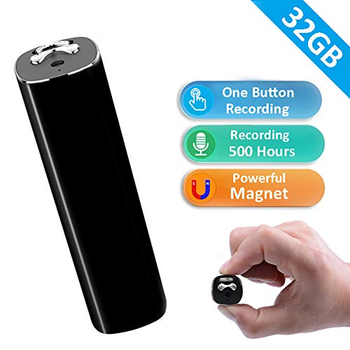 Digital Voice Recorder, Binrrio 32G Voice Activated Recorder with 500 Hrs Working Time