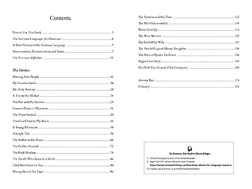 Burmese Stories for Language Learners: Short Stories and Folktales in Burmese and English (Free Online Audio Recordings) - Image 2