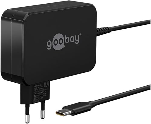 Goobay USB-C 65W Charger for Laptops, Black