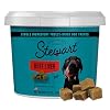 Stewart 100% Beef Liver Dog Treats, 21 oz Tub, ~475 Pieces, Freeze Dried Raw, 50% Protein, Single Ingredient Training Treats or Meal Topper, Grain Free, Gluten Free