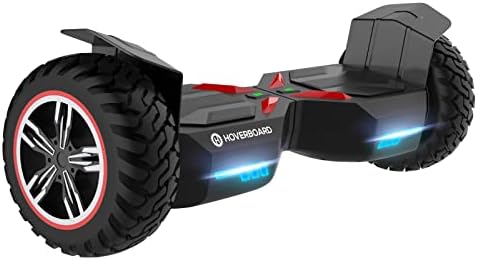 E4 All Terrain Off-road Hoverboard for Adults, Electric Hoverboards for Kids Ages 6-12, UL 2272 Certified Self Balancing Hover Board for Teens, 8.5" E4 Hoover Board with Music Speaker & Front Lights,Black