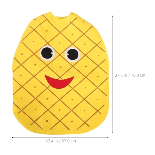 Disfraz completo piña para niños talla mediana miniatura 2