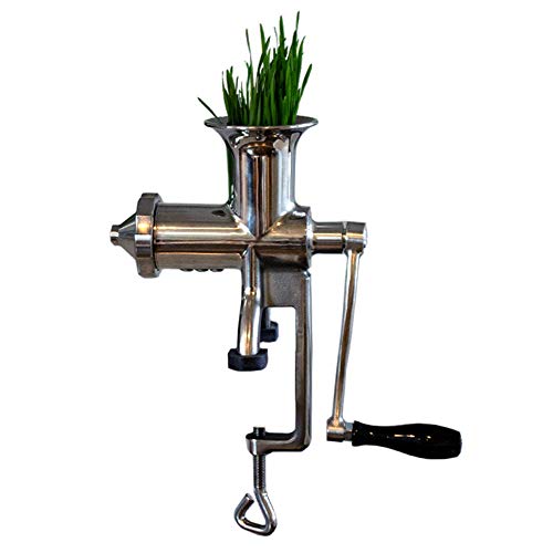 Handy Pantry HJ Hurricane Stainless Steel Manual Wheatgrass Juicer (Renewed)