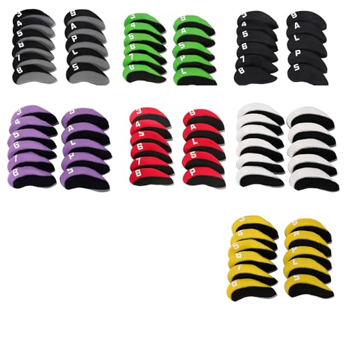 Housse de protection de tête de golf noire pour bois et driver - 3