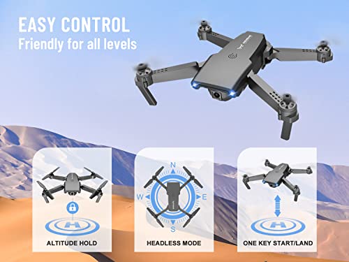 Neheme Nh525 Foldable Drones With 1080P Hd Camera For Adults, Rc Quadcopter Wifi Fpv Live Video, Altitude Hold, Headless Mode, One Key Take Off For Kids Or Beginners With 2 Batteries #TOP5