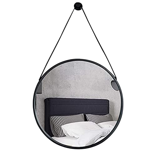 Design classico: composto semplicemente da un grande specchio HD rotondo e una struttura in metallo, semplice ed elegante.
