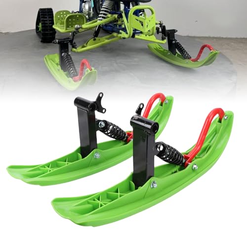Kit de conversion de skis pour VTT en ABS et métal avec 2 planches de luge - 3