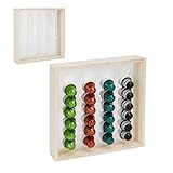 HUHYNN Kaffeekapsel-Halter, kompatibel mit Nespresso, Original-Kapselaufbewahrung, Organizer für 48 Kapseln