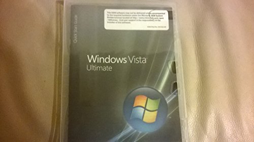 DVD système d'exploitation Windows Vista Ultimate SP1 version anglaise originale Microsoft