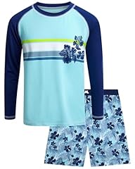 Turquoise/Navy Hibiscus