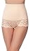 Produktbild Merry Style Damen Slip Miederslip figurformend Bauch Weg Effekt Shapewear MS10-134 (Beige, M)