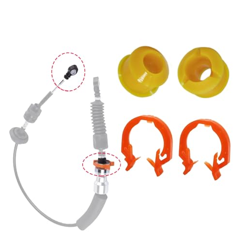 4pcs Shifter Selector Lever Cable Linkage Bushing Retainer Clips for Jeep Wrangler JK 2007-2018 by SUNNER THINKEN - Image 2