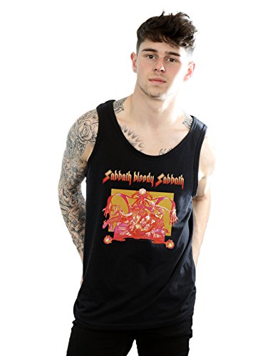 Black Sabbath Men'S Sabbath Bloody Sabbath Vest Medium Black