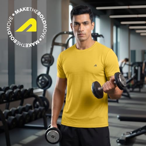 Image of Boldfit Gym T Shirts for Men Workout Breathable T Shirt for Man Active Wear Sports Tshirt for Men Lightweight Gym Tshirts for Man Dry Fit Running T Shirts for Boys Regular Fit Sports Tshirts