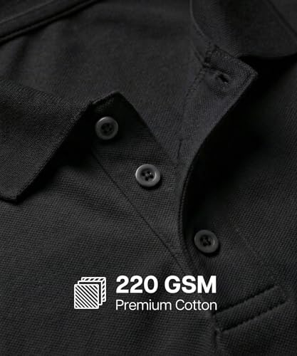Image of Scott International Cotton Polo T Shirt | Collar Half Sleeves Plain T-Shirt | Tshirt for Men Stylish | Casual Tee for Office, Sports, Gym & Everyday Comfort | Men's Breathable All-Season Tshirt