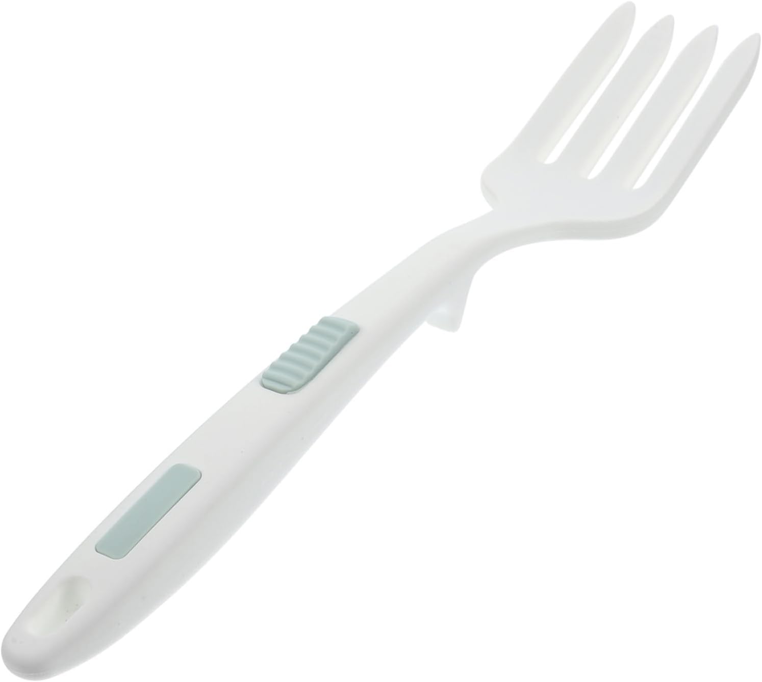 Silicone Cooking Fork for Pasta, Flexible Kitchen Utensil White
